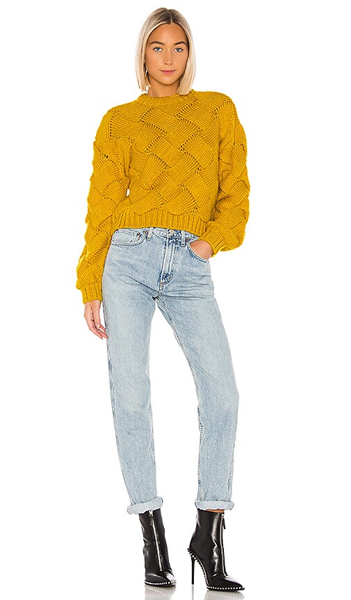 view 4 of 4 Amina Sweater in Yellow