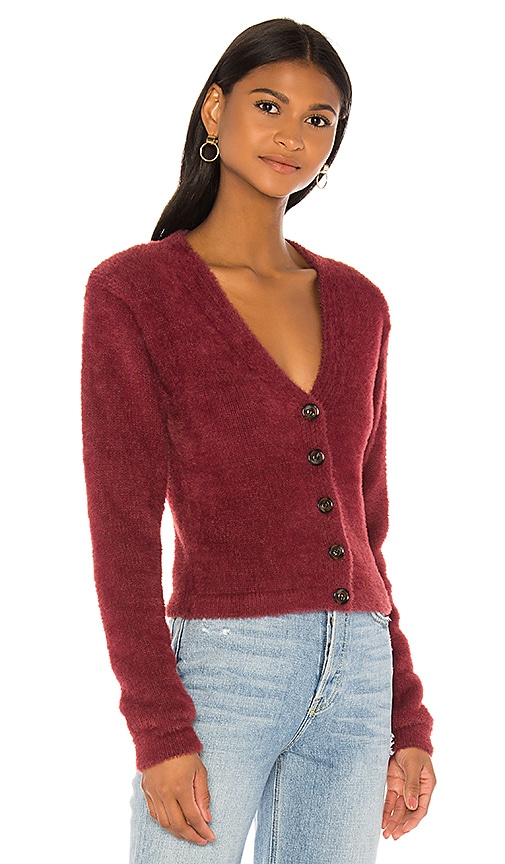 view 2 of 4 Braxton Cardigan in berry