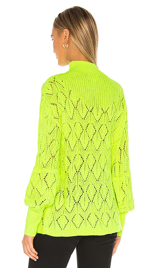 view 3 of 4 Rylee Sweater in Neon Green