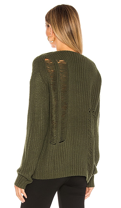 view 3 of 4 Dresden Sweater in Olive Green