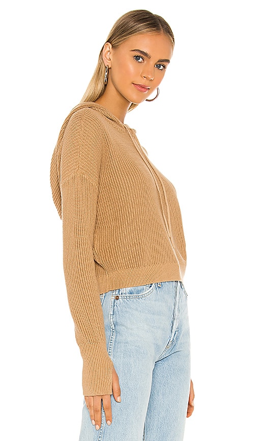 view 3 of 5 Griffith Knit Hoodie in Camel