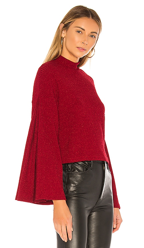 view 2 of 5 Mabel Sweater in Ruby Metallic