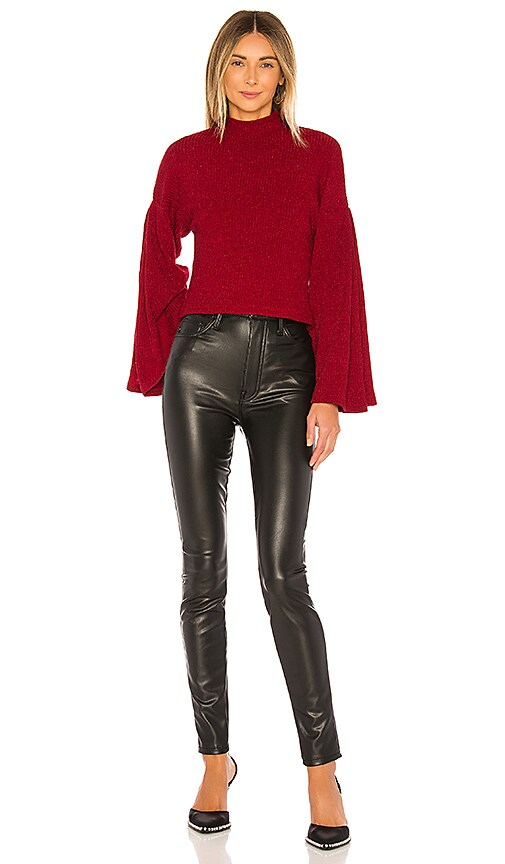 view 4 of 5 Mabel Sweater in Ruby Metallic