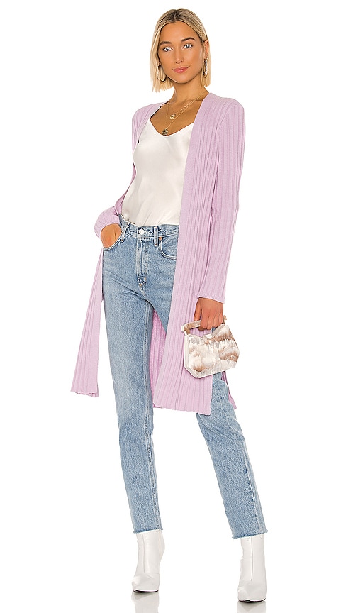Lovers & Friends Davenport Cardigan In Lilac