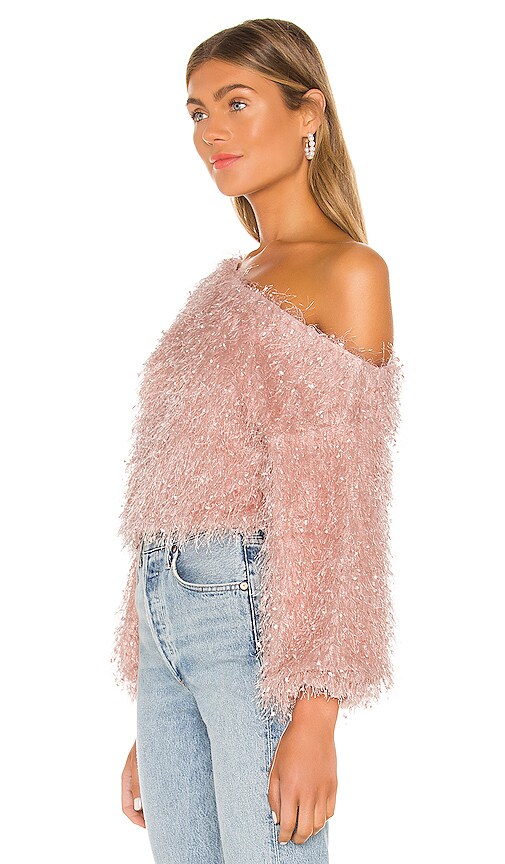 view 3 of 6 Rodeo Drive Sweater in Blush Pink