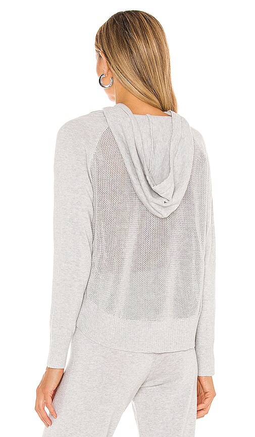 view 4 of 5 Harlen Hooded Sweater in Heather Grey