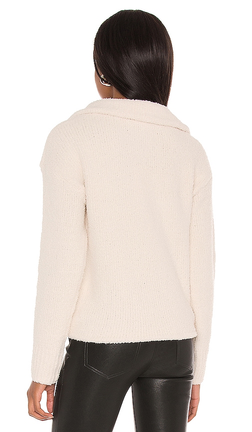 view 3 of 4 Evelyn Pullover in Ivory & Black