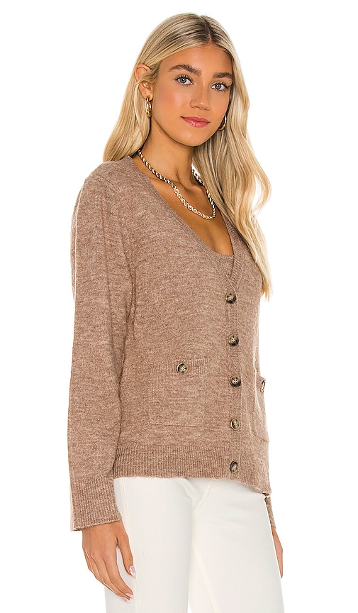 view 2 of 4 Kamile Oversized Cardigan in Light Taupe