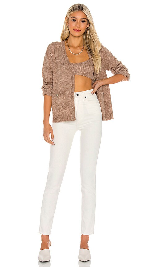 view 4 of 4 Kamile Oversized Cardigan in Light Taupe