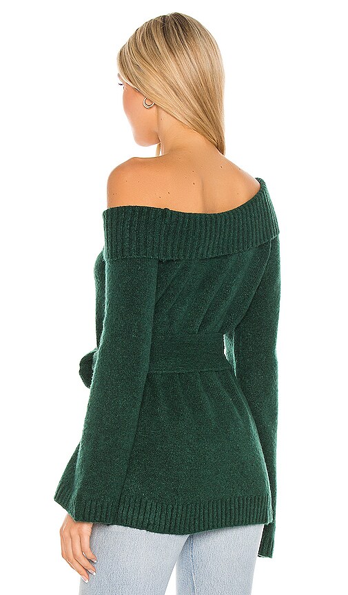 view 3 of 4 Christi Sweater in Forest Green
