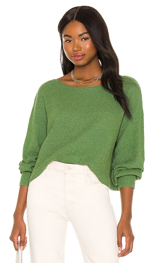 view 1 of 4 Kait Blouson Sweater in Green