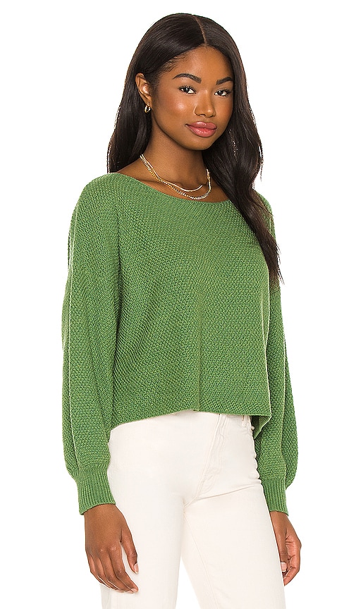 view 2 of 4 Kait Blouson Sweater in Green