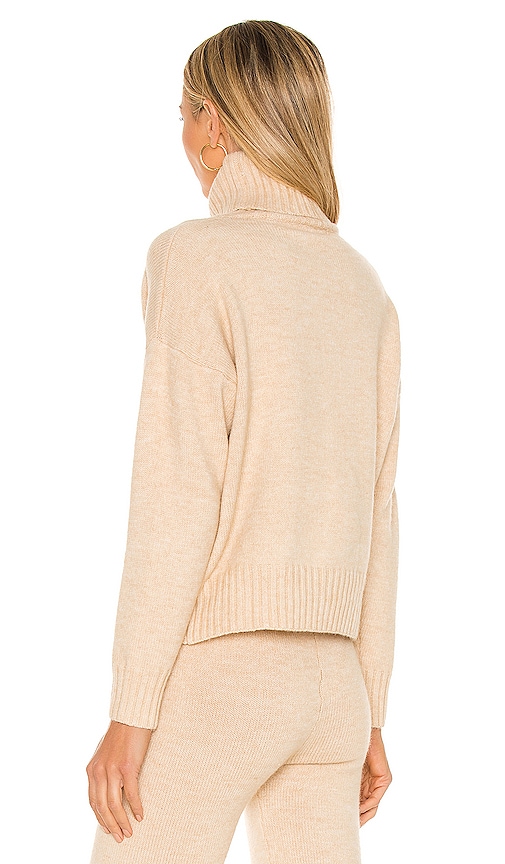 view 3 of 4 Jalisa Turtleneck Sweater in Light Oatmeal