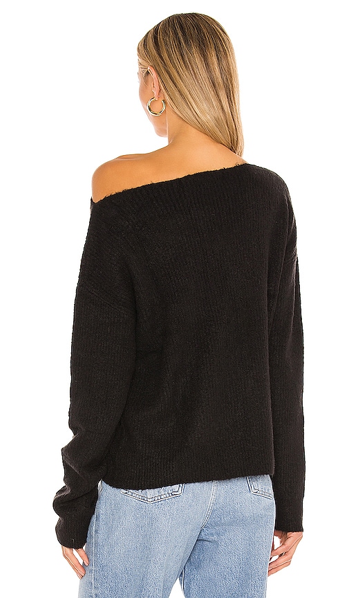 view 3 of 4 Alayah Off Shoulder Sweater in Black