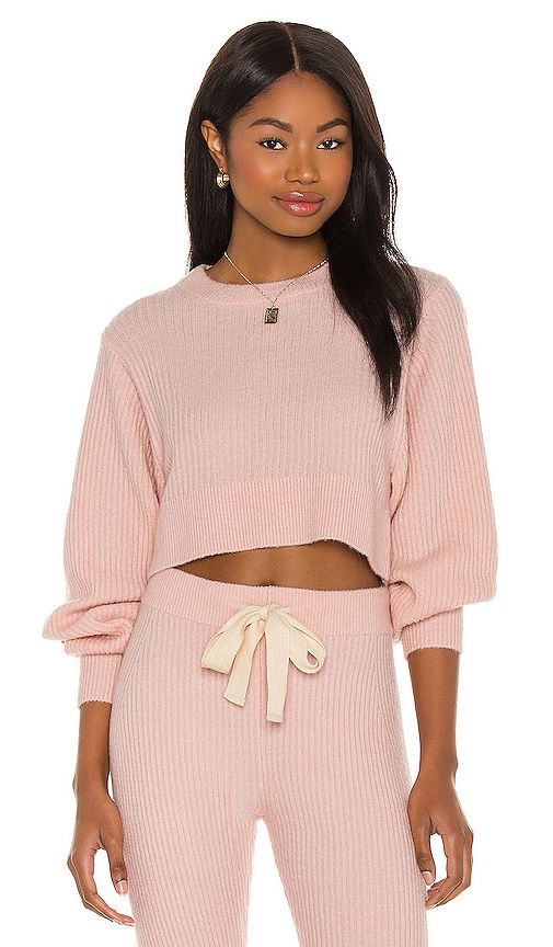 view 1 of 4 Grace Sweater in Baby Pink