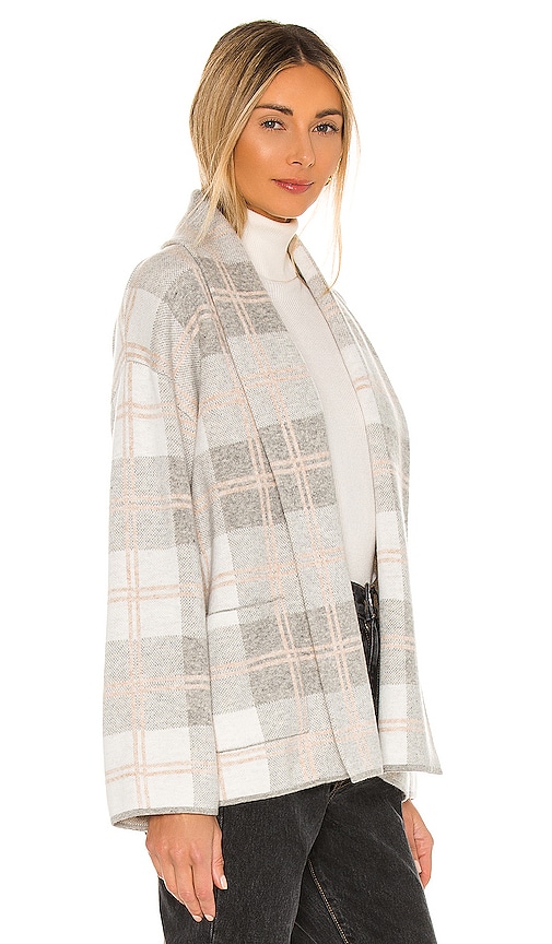 view 2 of 4 Ali Shacket in Grey Plaid