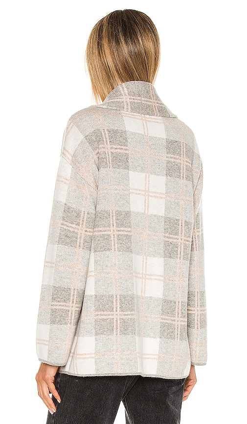 view 3 of 4 Ali Shacket in Grey Plaid