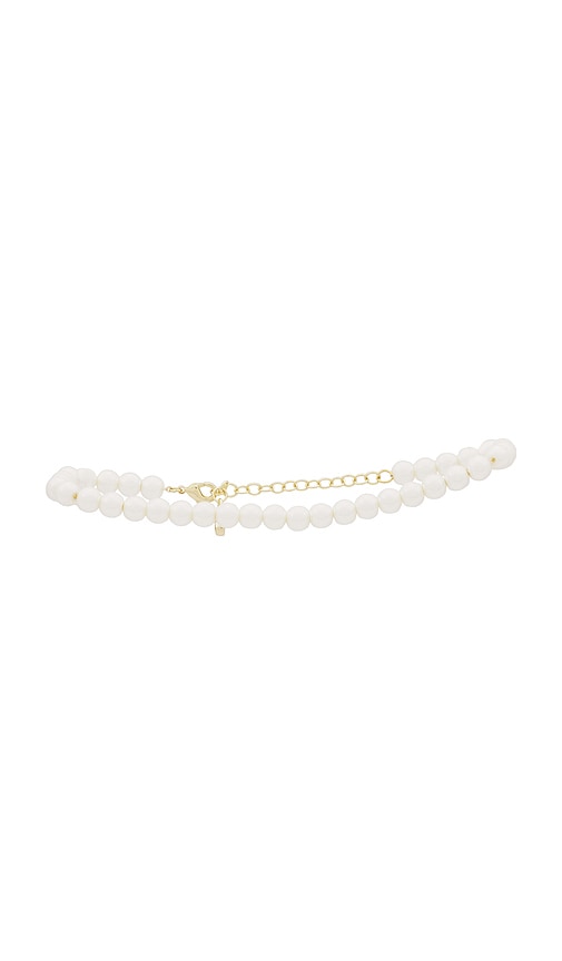 Shop Lovers & Friends Elaine Anklet In Ivory