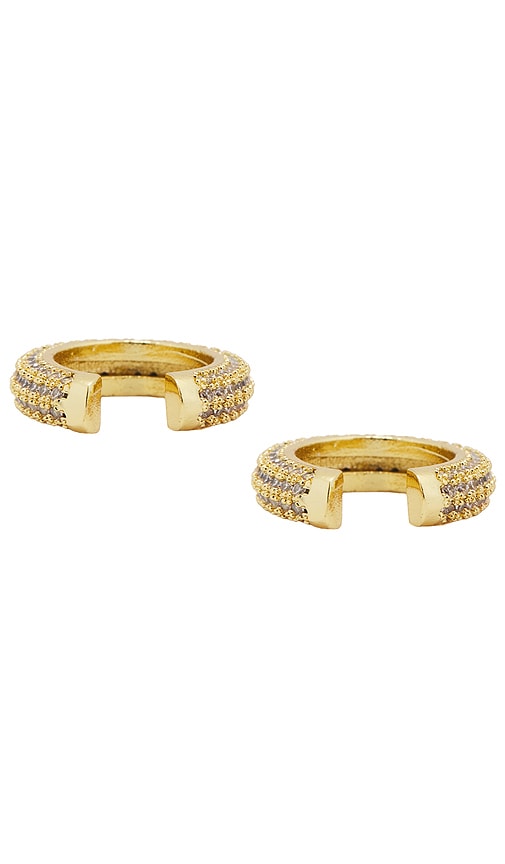 view 3 of 3 Silvia Earring Cuff in Gold