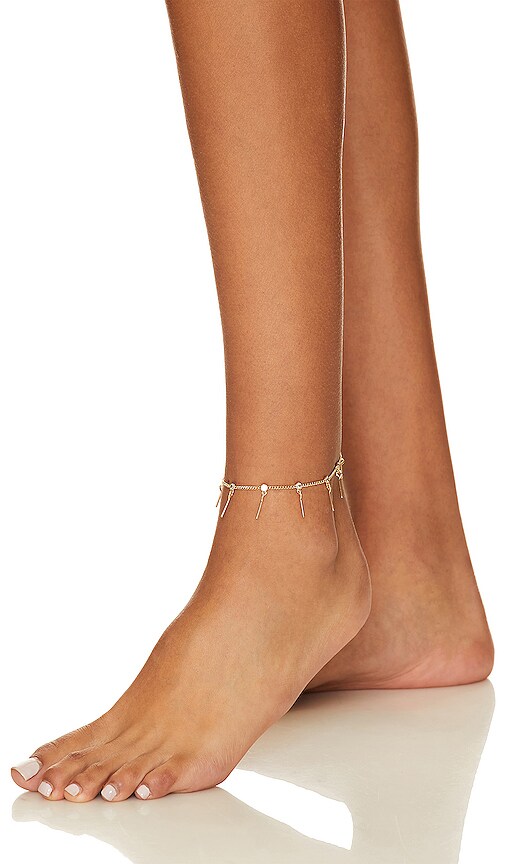 view 1 of 2 Melanie Anklet in Gold