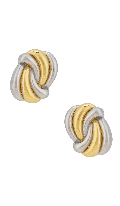 view 1 of 2 x Emma Rose Amy Earrings in Silver And Gold