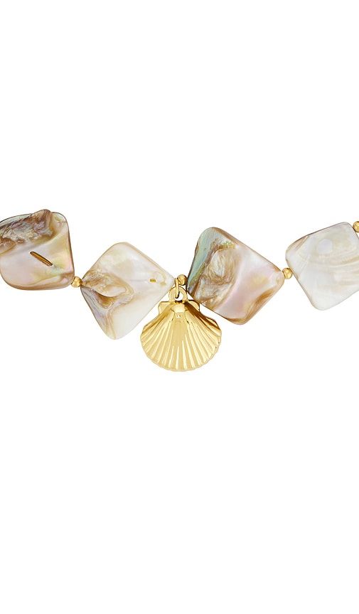 view 2 of 3 Margo Necklace in Gold Pearl