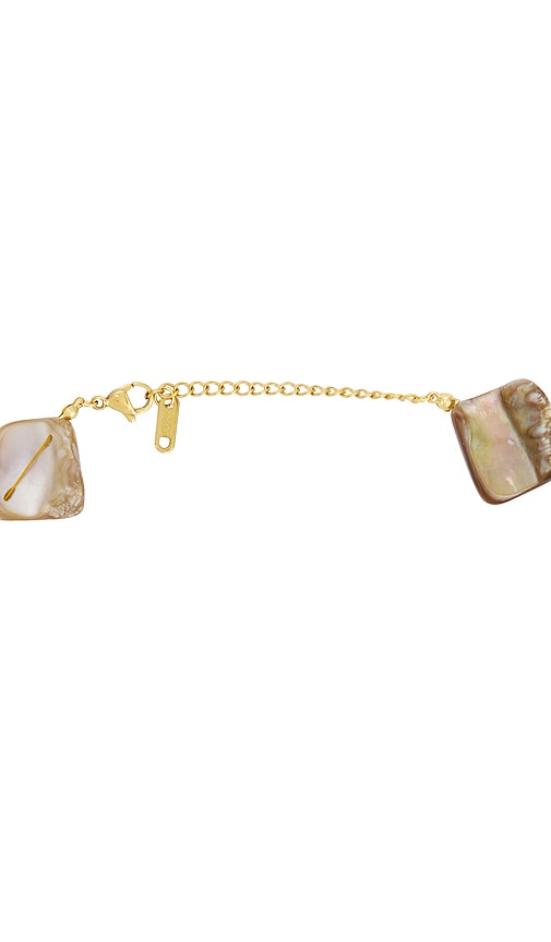 view 3 of 3 Margo Necklace in Gold Pearl