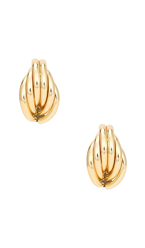 view 1 of 3 x Emma Rose Anna Earrings in Gold