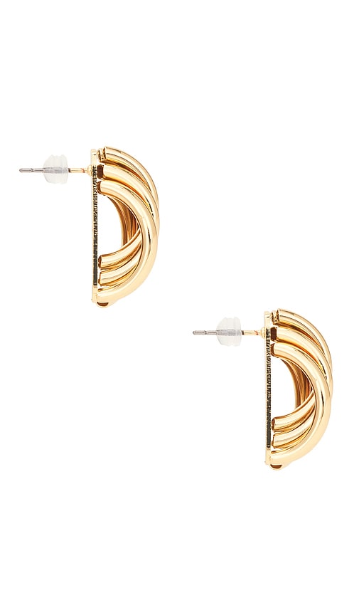 view 2 of 3 x Emma Rose Anna Earrings in Gold