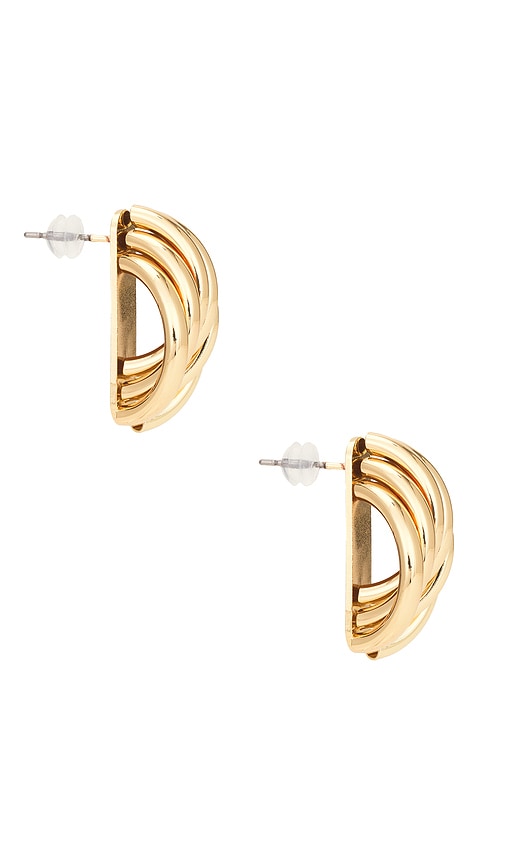 view 3 of 3 x Emma Rose Anna Earrings in Gold