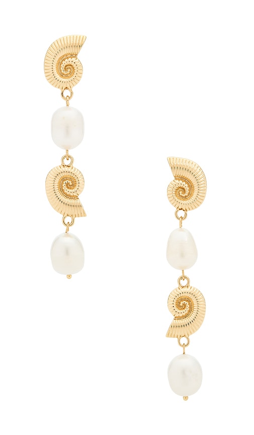 view 1 of 2 Violet Earrings in Gold