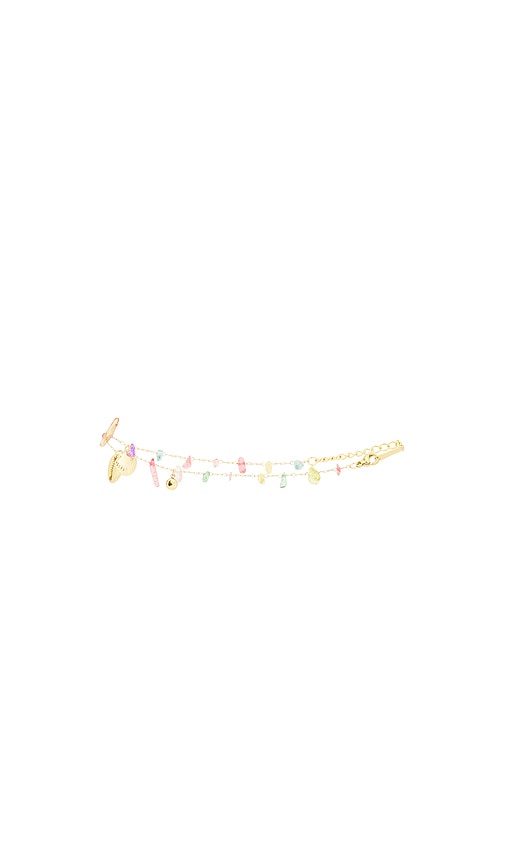 view 2 of 2 Maeve Anklet in Gold Multi