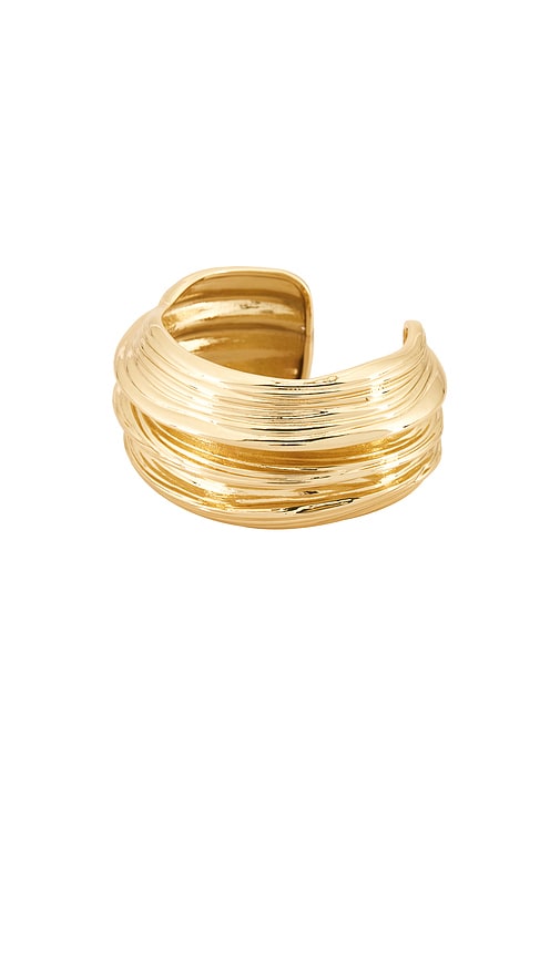 view 1 of 3 x Yhasmina Ferrara Krystal Cuff in Gold