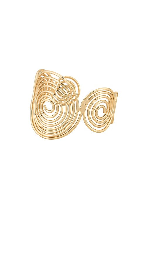 Valerie Cuff in Metallic Gold.