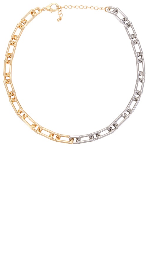 view 1 of 2 Lissa Necklace in Silver & Gold