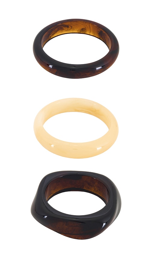 view 4 of 6 Lindsey Bangle Set in Brown