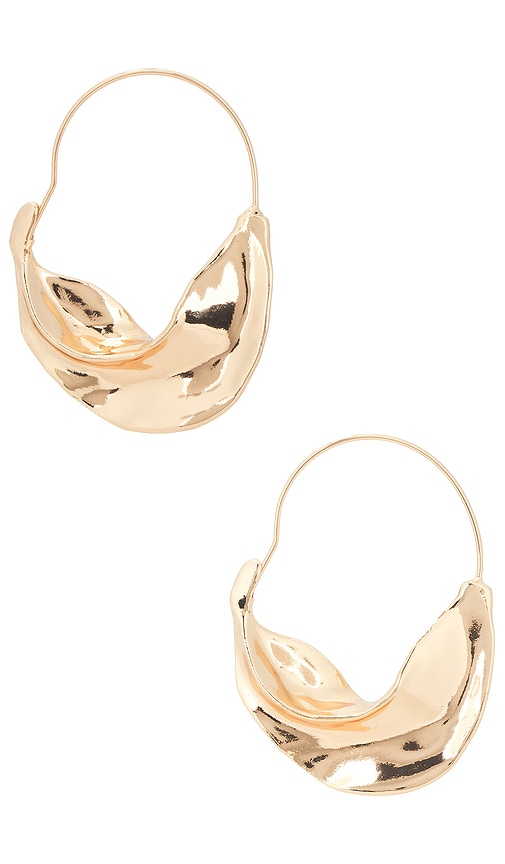 view 2 of 3 Amber Earrings in Gold