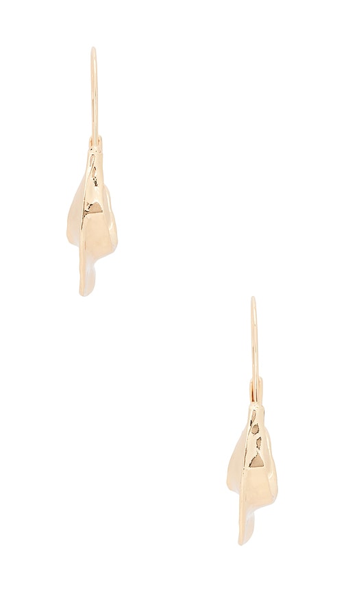 view 3 of 3 Amber Earrings in Gold