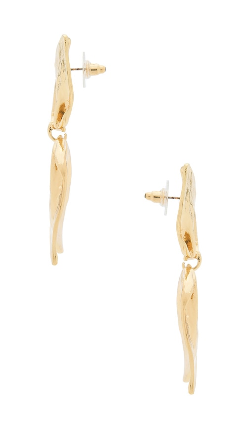 view 2 of 2 Aya Earrings in Gold