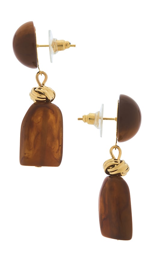 Lovers & Friends Kelsey Earrings In Brown
