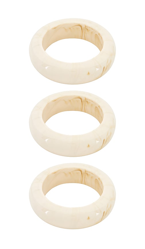 view 3 of 3 Kate Bracelet Set in Ivory