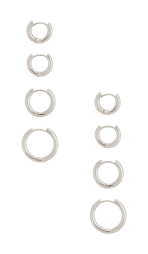 view 2 of 3 Kenny Earring Set in Silver