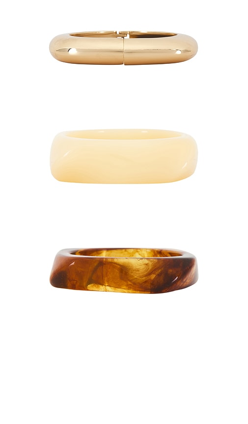 view 5 of 6 Veda Bracelet in Gold/brown