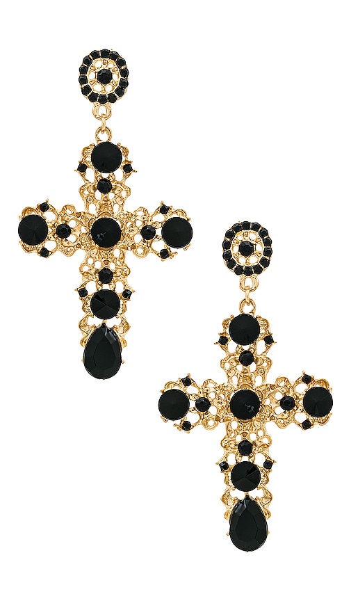 view 1 of 2 Raquel Earring in Black