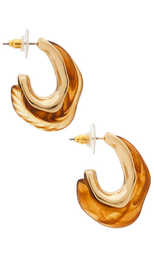 view 2 of 3 Seren Earrings in Gold