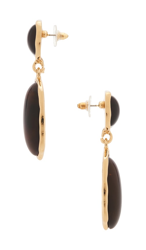 view 2 of 2 Zuri Earrings in Brown