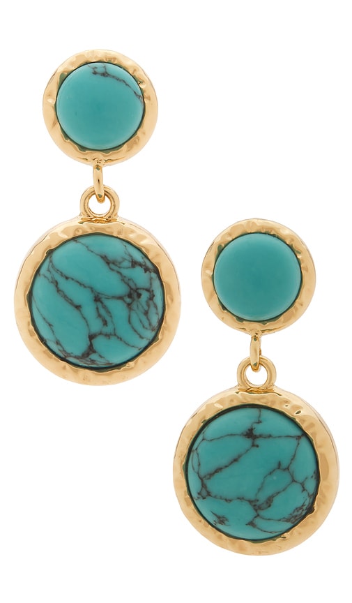 Lovers & Friends Helena Earrings In Blue