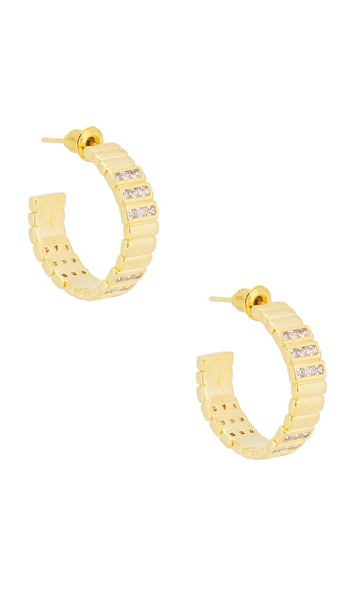 view 1 of 3 Calandra Earrings in Gold