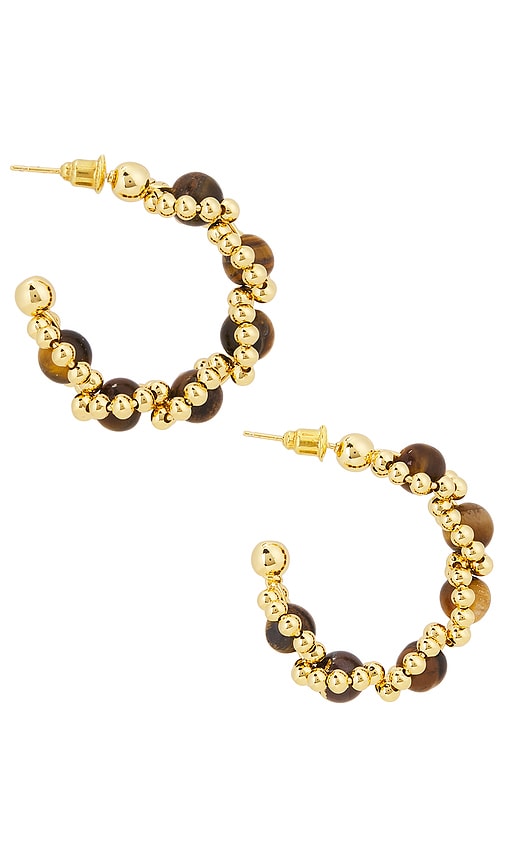 view 2 of 3 Sonnet Earrings in Gold