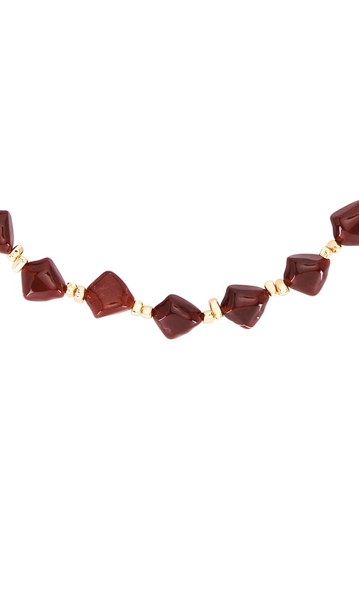 view 2 of 3 Jaden Necklace in Red